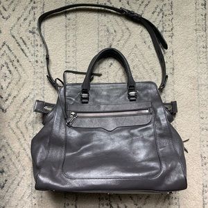 Rebecca Minkoff Gray Leather Satchel